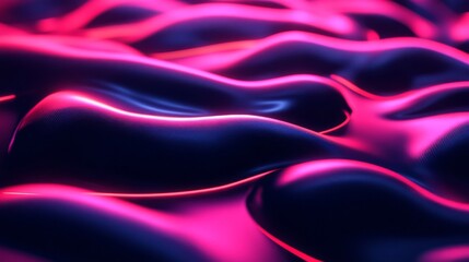Obraz premium Abstract Pink Purple and Blue Neon Waves Background