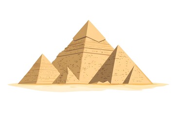 Geometric Pyramids of Giza