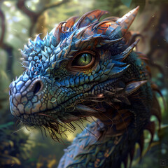 portrait of a iguana