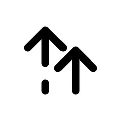 arrows dashed line icon