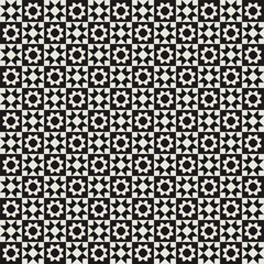 Seamless abstract mid century modern floral pattern for backgrounds, fabric design, home decor. 