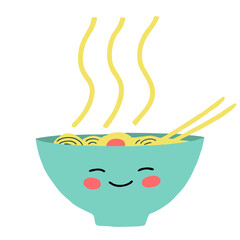 vector illustration of ramen