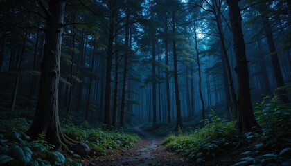 In the woodland at night © Areeba