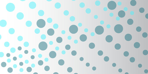 Light BLUE vector layout with circle shapes. Blurred decorative design in abstract style with bubbles