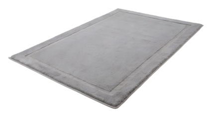 Grey rug isolated on transparent background
