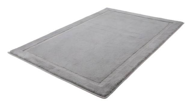 Grey rug isolated on transparent background