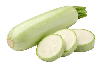 Marrow vegetable isolated on transparent background