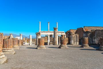 The Basilica was used for business and the administration of justice. It dates back to 130-120 BC and is one of the oldest examples of this type of building in the entire Roman world. The Basilica is 