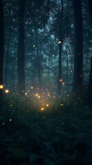 Enchanted Forest: A Night of Fireflies