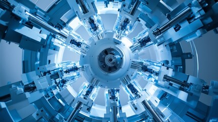 High-Tech Circular Machine Design Featuring Symmetrical Components