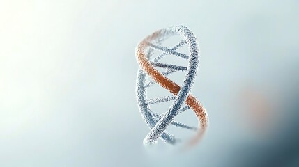 DNA Helix for Genetic Code, Science Background. (1)