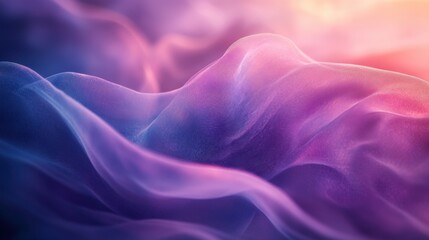 Obraz premium Ultra-modern plum and indigo abstract background, with overlapping translucent geometric shapes and soft lighting.