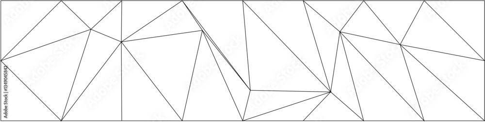 Poster Abstract geometric pattern with triangular shapes for artistic design and decoration.