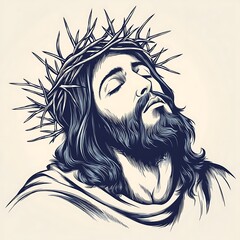 Fototapeta premium Christ Crown of Thorns for Pain, Suffering.