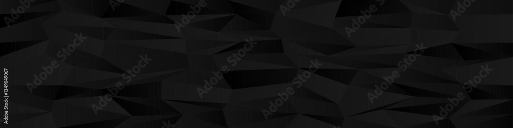 Poster abstract geometric background featuring dark polygonal triangles for modern design and artistic proj