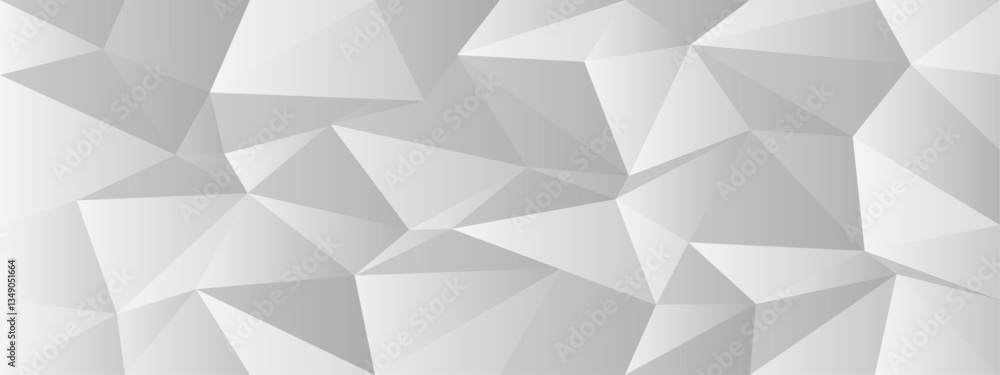 Poster abstract geometric pattern featuring gray polygonal design for modern backgrounds and textures.