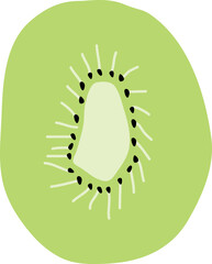 illustration of a hand-painted fruit 과일 손그림 일러스트