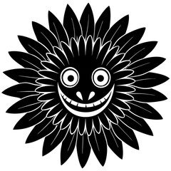 Fototapeta premium sun and flower