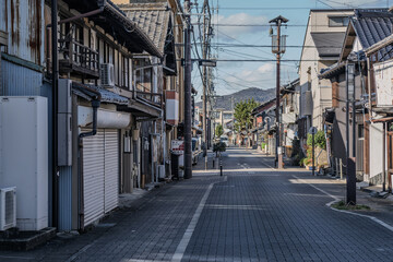 日本の下町の風景