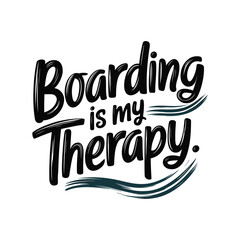 Snowboarding typography vector art. Enjoying winter adventure illustration