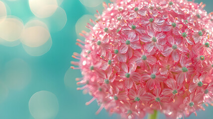 Close-up of a pink flower with a soft, blurred background