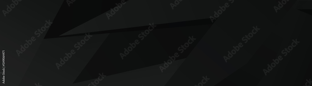 Poster abstract geometric black polygon background with overlapping shapes.
