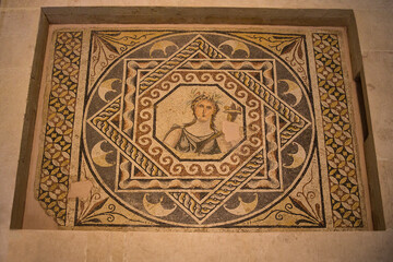 An image from the Zeugma mosaics found in Gaziantep province in Turkey.