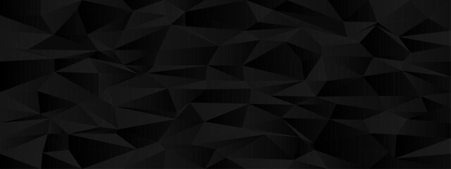 Abstract geometric pattern with dark polygonal shapes for modern background design.