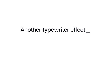 Blinking Cursor Titles