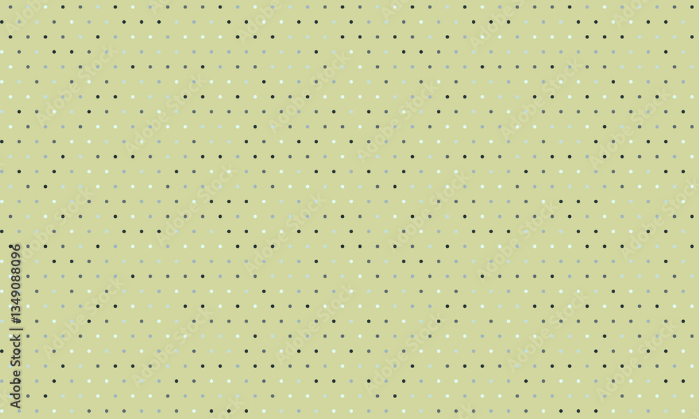 Poster subtle pastel green background with a delicate, repeating pattern of tiny dots in varying shades of 