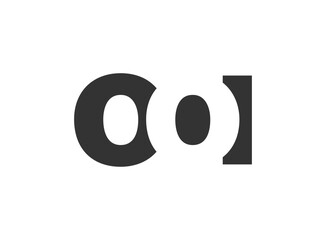 OOI logo design. Initial letter O O I bold font style for tech startups, consulting, corporate branding. Creative company name, headlines typography identity, trendy logotype.