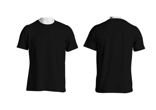 t shirt template - desain mockup kaos polos hitam