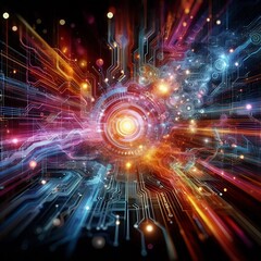 Obraz premium Advancing AI and IoT Integration: Revolutionizing Smart Technologies for Future Innovation