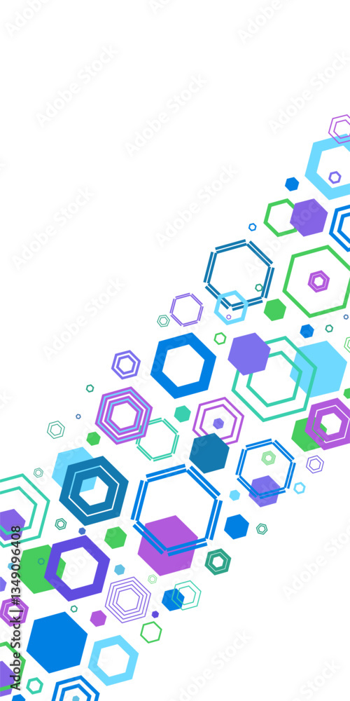Poster abstract geometric background. modern geometric background with an emphasis on diagonal lines. used 