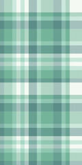 Faded texture tartan fabric, halftone textile seamless background. Product pattern check plaid vector in mint and white colors.