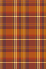 Warm autumnal plaid pattern in rich orange and brown hues.  Perfect for fallthemed designs, textile projects, or as a background texture.