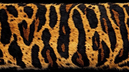 Vibrant Tiger Print Pattern on Deep Black Background Showcasing Bold Stripes and Exotic Textures