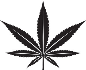 cannabis leaf vector illustration
