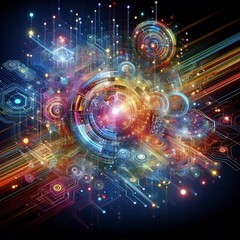 Obraz premium Advancing AI and IoT Integration: Revolutionizing Smart Technologies for Future Innovation