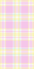 Age check texture background, large tartan seamless pattern. Famous plaid vector textile fabric in light and white colors.