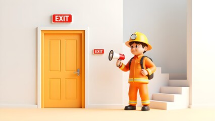 Emergency evacuation safety drill