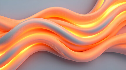 Radiant Gold and Orange Network with Soft Glow