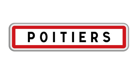 Panneau de Poitiers, Vienne, Nouvelle-Aquitaine