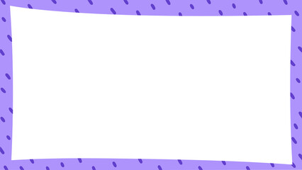 Colorful Frame with Dash Pattern