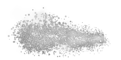 A soft, airy fog spreads across the scene, creating a subtle, ethereal atmosphere. Light gray mist with delicate diffusion blends seamlessly into the background, evoking a sense of calm and mystery.