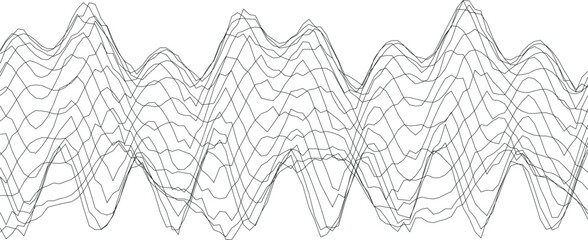 Abstract waveform pattern for innovative design and creative projects.