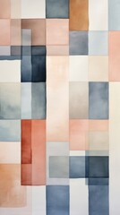 Fototapeta premium Muted colors grid abstract pattern texture.