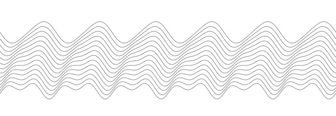 Minimalist gray wave pattern for modern design concepts and backgrounds.