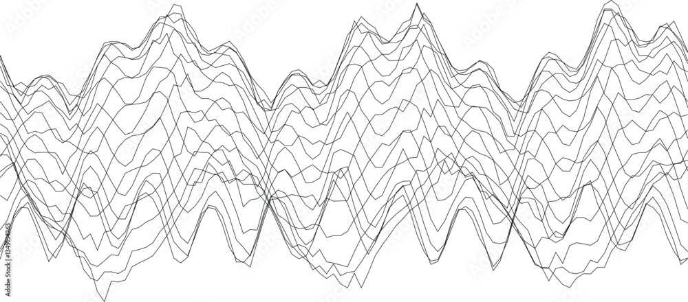 Poster abstract dynamic waveform pattern for modern graphic design and digital backgrounds.