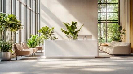 Modern Office Lobby